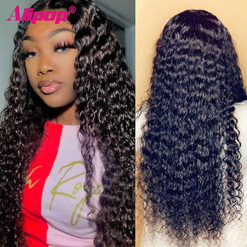 250% Deep Wave Lace Human Hair Wigs